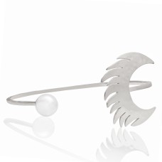 Fly Me To The Moon Cuff (Silver)